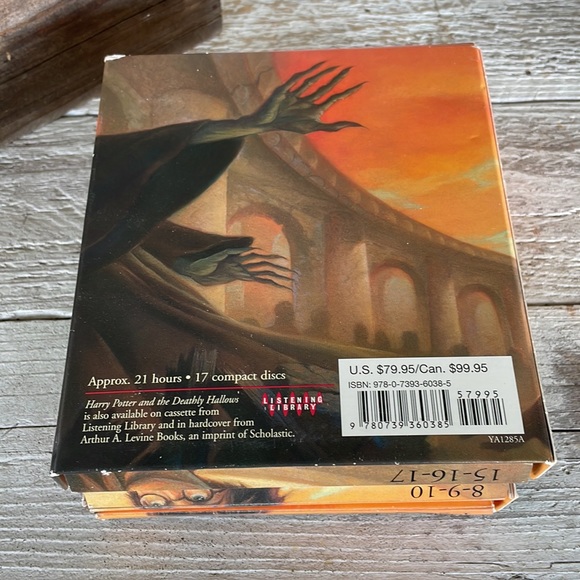 Harry Potter and the Deathly  Hollows audio 17-CD’s - Picture 3 of 4